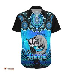 Personalised Australia Gemini Sugar Gilder Zodiac Hawaiian Shirt Auz Astrology Aboriginal Aqua