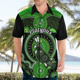Personalised Australian Astrology Hawaiian Shirt Aboriginal Platypus Zodiac Sign