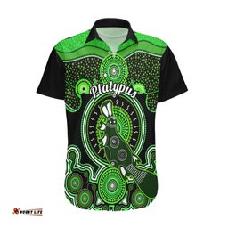 Personalised Australian Astrology Hawaiian Shirt Aboriginal Platypus Zodiac Sign