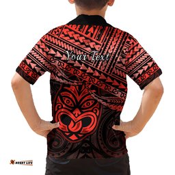 Personalised Matariki New Zealand Hawaiian Shirt Maori New Year Tiki Red Version