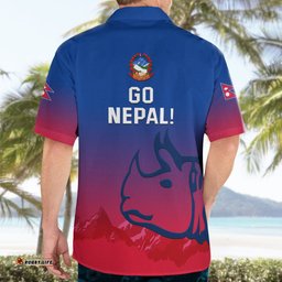 Nepal Cricket Hawaiian Shirt Dynamic Version