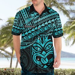 Matariki New Zealand Hawaiian Shirt Maori New Year Tiki Turquoise Version