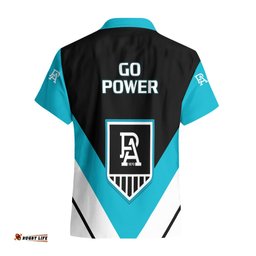 Port Adelaide Football Hawaiian Shirt Go Power Sporty Style