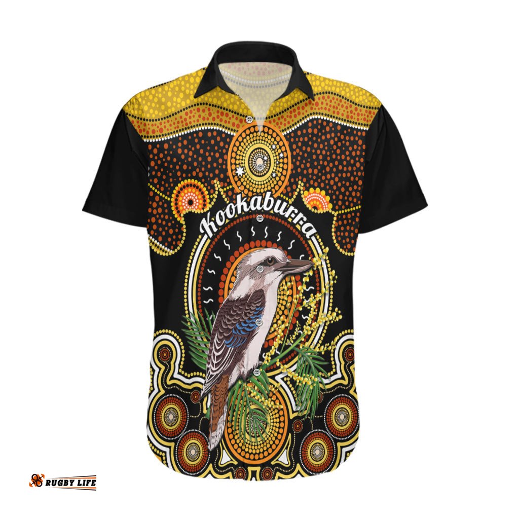 Personalised Australian Astrology Hawaiian Shirt Aboriginal Kookaburra Zodiac Sign