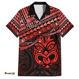 Matariki New Zealand Hawaiian Shirt Maori New Year Tiki Red Version