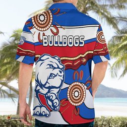 AFL Bulldogs Football Hawaiian Shirt Western Aboriginal Simple Style