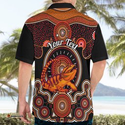 Personalised Australian Astrology Hawaiian Shirt Aboriginal Dragon Lizard Zodiac Sign