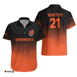 Custom Text And Number New Zealand Northern Districts Cricket Hawaiian Shirt The Bave Simple Style
