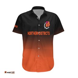 Custom Text And Number New Zealand Northern Districts Cricket Hawaiian Shirt The Bave Simple Style