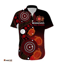 Custom Text And Number Australia Indigenous Rugby Hawaiian Shirt All Stars Aboriginal Turtle
