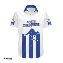 Personalised North Melbourne Football Hawaiian Shirt Go Kangaroos Sporty Style