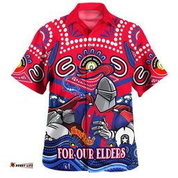 Australia Newcastle Naidoc Week Custom Hawaiian Shirt For Our Elders Home Jersey Shirt