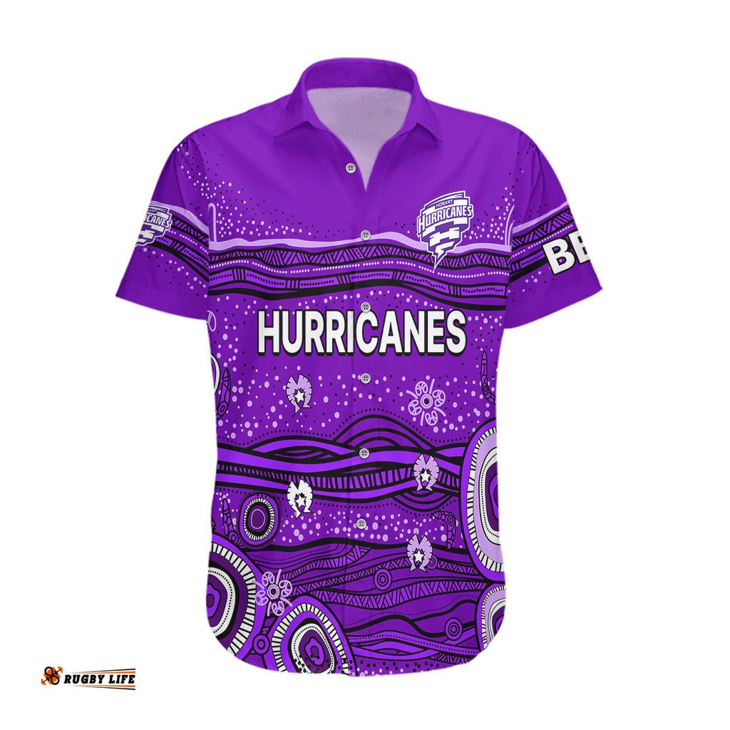 Australia Hurricanes Cricket Hawaiian Shirt Indigenous