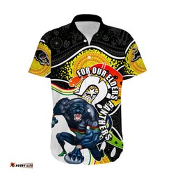 Panthers Mascot NRL Hawaiian Shirt NAIDOC