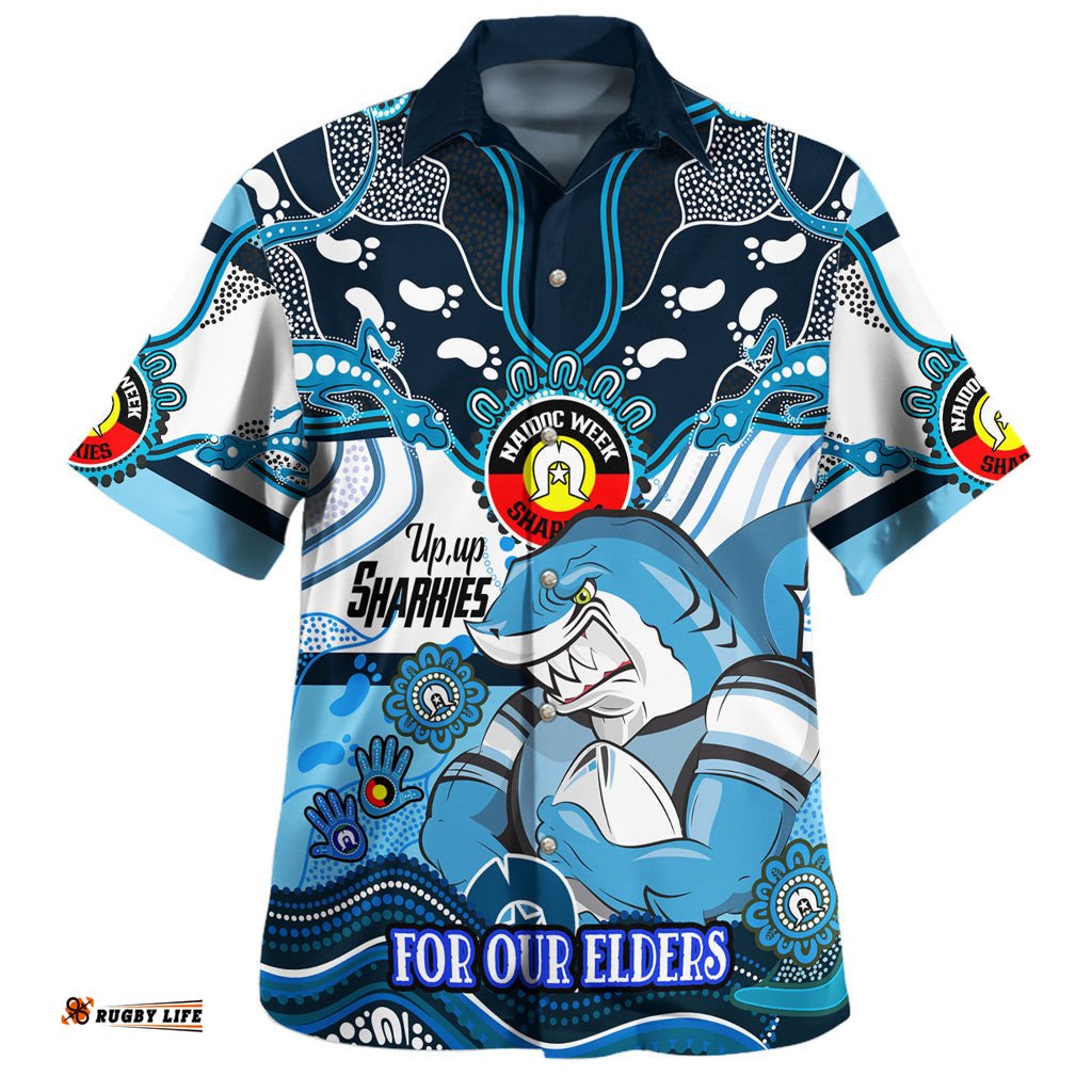 Australia Sutherland and Cronulla Naidoc Week Custom Hawaiian Shirt For Our Elders Home Jersey Shirt