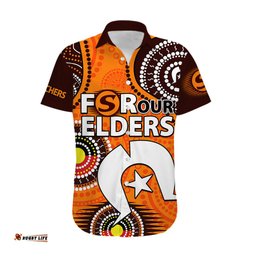 Scorchers BBL Hawaiian Shirt Aboriginal NAIDOC For Our Elders