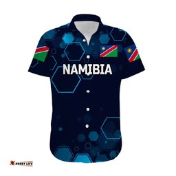 Custom Personalised Namibia Cricket Hawaiian Shirt Special Style