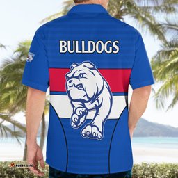 AFL Bulldogs Football Hawaiian Shirt Simple Style