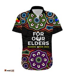NAIDOC Hawaiian Shirt Aboriginal Tribal Coloful