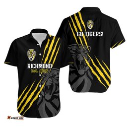 Richmond Football Hawaiian Shirt Go Tigers Sporty Style