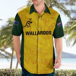 Australia Rugby Hawaiian Shirt Go Wallaroos Pacific Simple Version