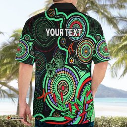 Custom NAIDOC Week Hawaiian Shirt Indigenous Tribal Ver.02 Green