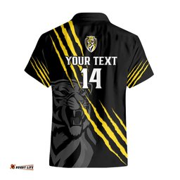 Personalised Richmond Football Hawaiian Shirt Go Tigers Sporty Style