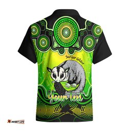 Personalised Australia Gemini Sugar Gilder Zodiac Hawaiian Shirt Auz Astrology Aboriginal Green