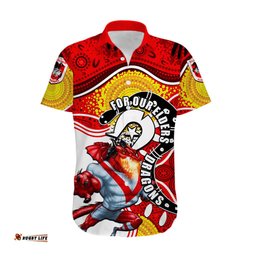 Dragons Mascot NRL Hawaiian Shirt NAIDOC