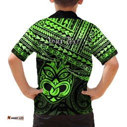 Personalised Matariki New Zealand Hawaiian Shirt Maori New Year Tiki Green Version