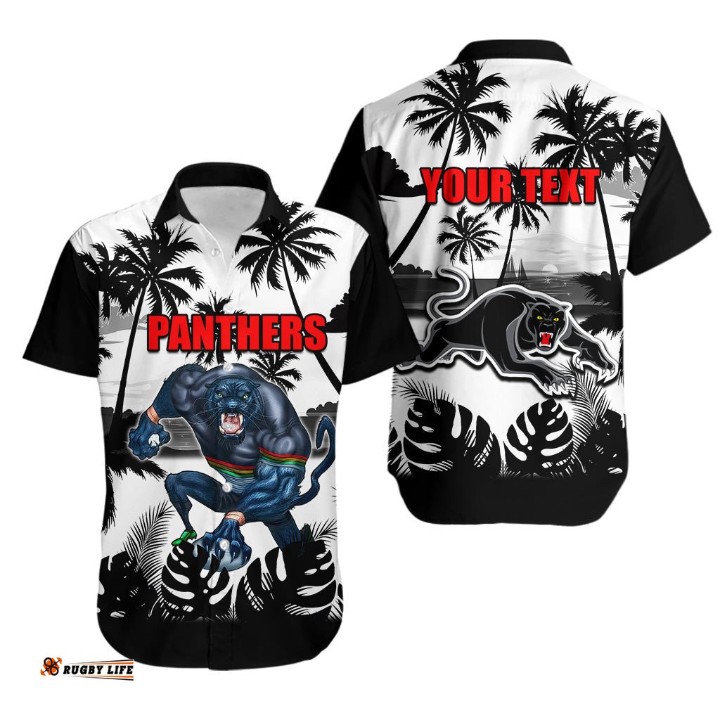 NRL Panthers Hawaiian Shirt Summer Vibe Style