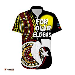 NAIDOC Week Hawaiian Shirt For Our Elders Artsy Style