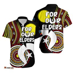 NAIDOC Week Hawaiian Shirt For Our Elders Artsy Style