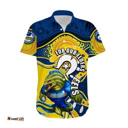 Eels Mascot NRL Hawaiian Shirt NAIDOC