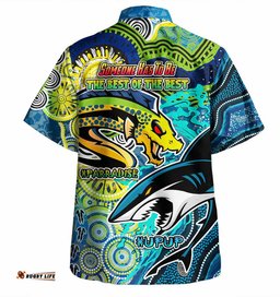 Australia Parramatta Vs Cronulla Custom Hawaiian Shirt The Best of The Best Shirt