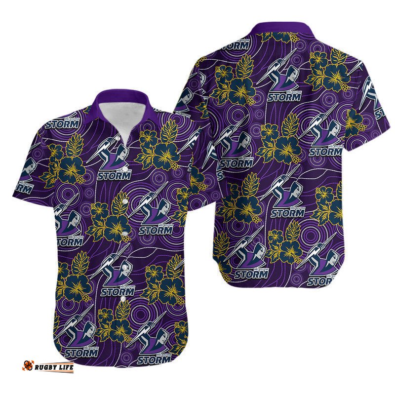 Storm Rugby Hawaiian Shirt Hawaii Style Mix Aboriginal