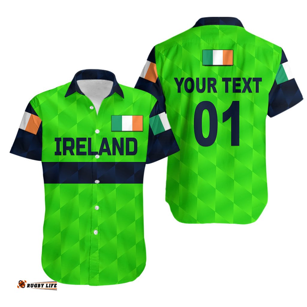 Custom Personalised Ireland Cricket Hawaiian Shirt Special Style