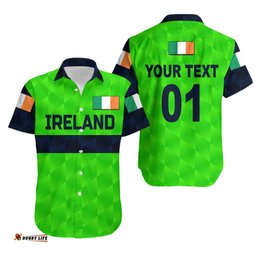 Custom Personalised Ireland Cricket Hawaiian Shirt Special Style