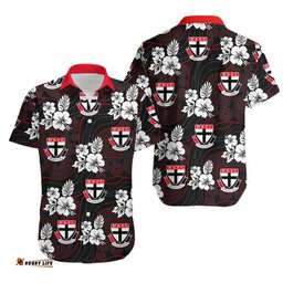 Saint Rugby Hawaiian Shirt Hawaii Style Mix Aboriginal