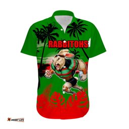 NRL Rabbitohs Hawaiian Shirt Summer Vibe Style