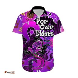 Aboriginal NAIDOC Week Hawaiian Shirt Turtle Lizard Sun