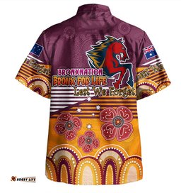 Australia Brisbane City Anzac Custom Hawaiian Shirt Anzac Day Bronxnation for Life Shirt