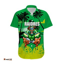 NRL Raiders Hawaiian Shirt Summer Vibe Style