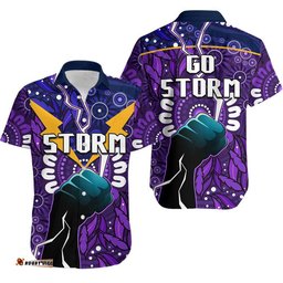 Storm Rugby Hawaiian Shirt Indigenous With Thunder Go Storm