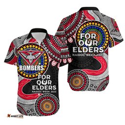 Bombers Rugby Hawaiian Shirt NAIDOC Aboriginal
