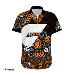 AFL GWS Giants 2012 Aboriginal Hawaiian Shirt