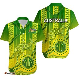 Australia Soccer Hawaiian Shirt Go Aussie Socceroos With Kangaroo