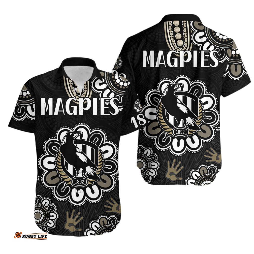 AFL Collingwood Magpies Football Magpies 1892 Hawaiian Shirt