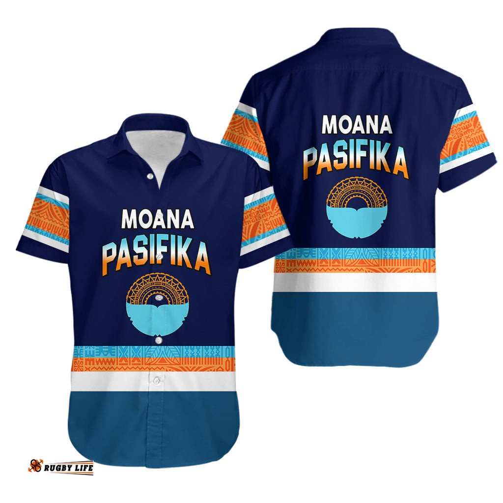 Moana Pasifika Super Rugby Tapa Pacific Island Special Style Hawaiian Shirt