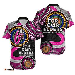 Sydney Sixers Cricket Hawaiian Shirt NAIDOC Aboriginal